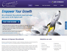 Tablet Screenshot of empowerrecruitments.com